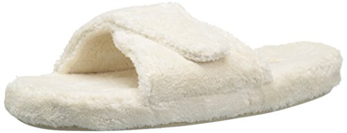 ACORN Women's Spa II Slide Slipper, Natural, Large/8-9 M US