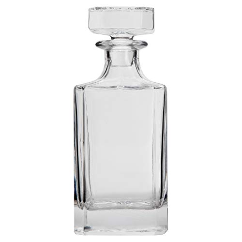 image for Lily's Home Glass Decanter with Glass Stopper, Let Your Favorite Vinta