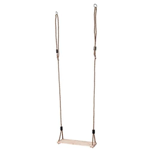 KAKIBLIN Kids Climbing Rope Ladder, Trapeze Bar with Rings and Hanging Swings Seat Bundle, Gymnastics Swing for Outdoor… - Image 5