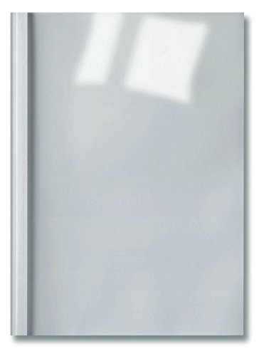 GBC Standard Thermal Binding Covers, 8 mm, 60 Sheet Capacity, A4, White, Pack of 100, IB370052