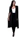 Irirgo Women's Split Long Sleeve Poncho Cape Cloak Shawl Cardigan Jacket Top