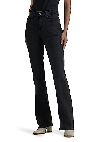 Lee Women’s Ultra Lux Comfort with Flex Motion Bootcut Jean, Midnight Bloom, 14