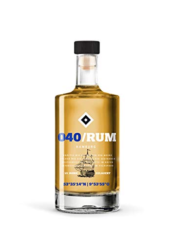 040 Rum mit hochwertiger Geschenkverpackung | 500ml Einzelflasche | 40% vol | Karibischer Rum des Hamburger SV | hochwertiger Rum | Geschenkidee für echte HSV Fans – Bild 3