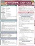 Algebraic Equations (Quickstudy: Academic), Inc. BarCharts, 1572227214