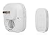 Fortress Security Store Wireless Doorbell Operating at 500-feet Range with Over 50 Chimes, No Batteries Required for Receiver, (White) by Fortress Security Store