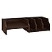 Bush Furniture Key West Desktop Organizer in Bing Cherry