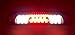 GLDIFA 3rd Brake Lights Compatible with 15-18 Silverado/Sierra 1500/2500/3500 Red And Clear Lens Third Brake Lights Lamp