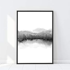 signwin Framed Canvas Wall Art Black and White...