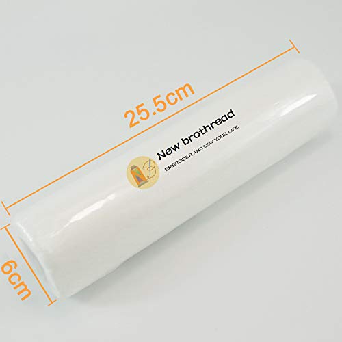 New Brothread Wash Away - Water Soluble Machine Embroidery Stabilizer Backing & Topping 10