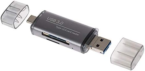 Maplin SD Memory Card Reader, 2-in-1 Dual Connector USB C & USB A - Image 3