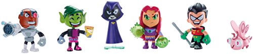 Teen titans go! mini figure, 6-pack