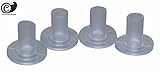 High Heel Cap Pad for Grass and Mud, Perfect for Weddings, Bridesmaids, and Outdoor Events, Includes Small Mesh Storage Bag with Ribbon Drawstring (2 Pairs, 4 Total Caps)