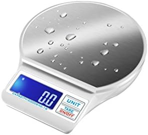Lovinglove High Accuracy Multifunction Waterproof Digital Kitchen and Food Scale (Silver 11lb)