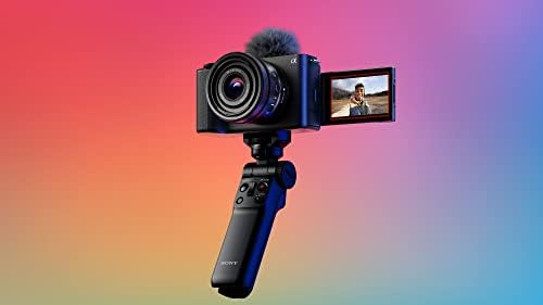 ZV-E1, Cámara vlogging mirrorless full-frame de objetivo intercambiable (compacta y ligera, 4K 60p, 12.2 MP, sistema de estabilización de 5 ejes y digital, gran capacidad de batería)