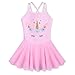 BAOHULU Girl's Skirted Leotards Camisole Cartoon Ballet Dance Tutu Dress