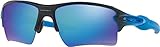 Oakley Men's Flak 2.0 Xl Polarized Iridium Rectangular Sunglasses, Sapphire Fade, 59 mm