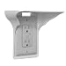 BeraTek Industries Power Perch Single Shelf (White 1pk)