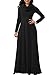 onlypuff Women Maxi Dress Cowl Neck Casual Long Sleeve Swing Fall Winter Dress Loose Fit Party