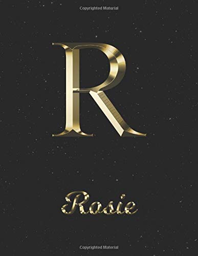 Rosie 1 Year Daily Planner 12 Months Yellow Gold Effect