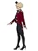 Smiffys Women's Lady Mime Artist Costume, Dress, Collar, Beret, Gloves, Tights and Make-Up, Funny Side, Serious Fun, Size 6-8, 24627