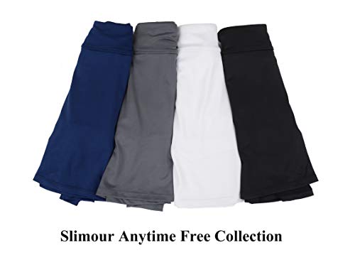 slimour Women Causal Travel Skirt with Pockets Athletic Skorts Hiking High Waist Active Navy 6 - Thumbnail 6