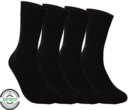BAMBOO SOCKS - Soft Touch, Seamless, Antibacterial Anti-Sweat Organic Natural Bamboo Fiber for Men & Women by Silken Socks