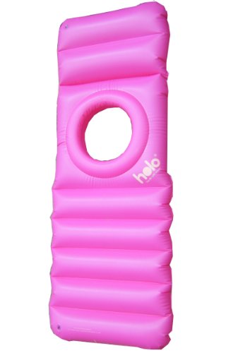 Holo - The Inflatable Maternity Pillow Raft with a Hole to Lie on your Stomach During Pregnancy - Pink