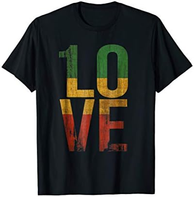 1 Love T Shirt For Reggae Music Fans