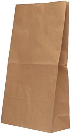 Fsmisc Brown Paper Bag W215 x D88 x H387mm 6.5 kg (Pack of 125), 125 Count (Pack of 1)