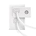 Broadlink Smart Plug with Night Light, Wi-Fi Mini Outlet, No Hub Required, Remote Control Your Devices from Anywhere, White (SP3-US), Works with Alexa
