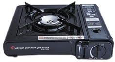 (6 Pack Value Bundle) FHCF200 Portable Butane Stove, 10,000 BTU, Piezoelectric Ignition, Black