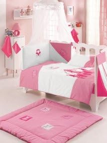 Luxury Living Collection Easy Care Kidboo Baby Range - Cot Bumper - Princess Design