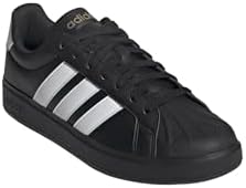 Sapatilhas Streettalk Masculinas, Core Black/FTWR Branco/Mate Gold, 42 EU