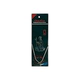 ChiaoGoo Red Circular 12-inch (30cm) Stainless Steel Knitting Needle; Size US 7 (4.5mm) 6012-7
