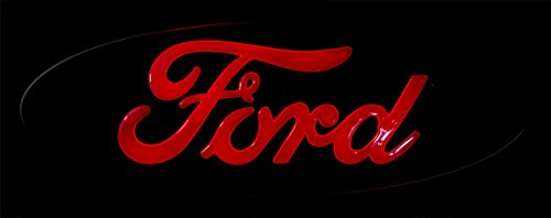 2004-2014 F150 Logo Rear Tailgate 9" Emblem Black Light Up LED Without Rear Camera