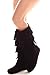 Lolli Couture Young Aloud FAUX SUEDE MOCCASIN STYLE FRINGE BOOT