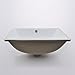 KES cUPC Bathroom Rectangular Porcelain Undermount Sink White Undercounter Sink for Lavatory Vanity Cabinet Contemporary Style with Overflow, BUS110