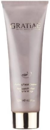 GratiaeOrganics Purifying Exfoliating Facial Cleanser Gel, 4.08-Ounce