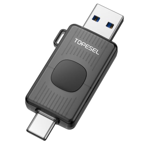 TOPESEL USB Flash Drive 64GB USB C Thumb Drive