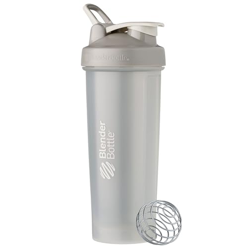 BlenderBottle Classic V2 Shaker-Flasche, perfekt für Protein-Shakes und Pre-Workout, 907 ml, Kieselgrau