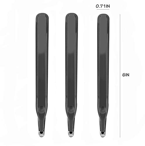 3 PCS Professional Magnetic Staple Remover Puller Rubberized Staples Remover Staple Removal Tool for School Office Home (Black)