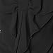 Humble Chic Bow Back Blouse for Women - Long Sleeve Chiffon Top Backless Tunic Shirt, Made in USA (Medium, Black)