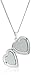 Amazon Essentials Sterling Silver Polished Heart Locket Pendant Necklace, (previously Amazon Collection)
