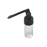 Glass Vial Bottle with Hinged External Black Spoon 3ml