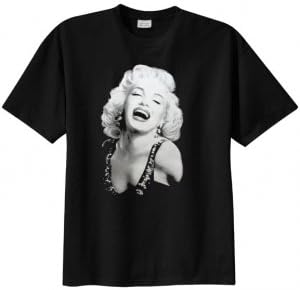 Big Mens Marylin Monroe T-Shirt (Big & Tall and Regular Sizes)