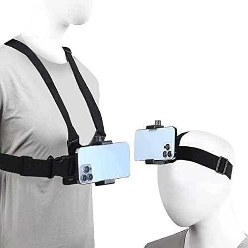 Universal Chest Strap Harness For GoPro – Fits Hero 10, 9, 8, Max, 7, 6, 5, 4 – Black