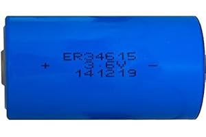 3.6 Volt ER34615 (SAFT LSH20) D Primary Lithium Battery (19000 mAh)