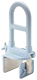 Medline Bathtub Safety Grab Bar, Shower Rail, Microban Antimicrobial Protection