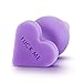 Blush Novelties Naughtier Candy Heart Adult Sex Toy - Heart Shape Base Anal Butt Plug, Ultrasilk, Soft Platinum Cured Puria Silicone, Easy to Use Comfortable Beginner, Women, Men, Couples - Purple