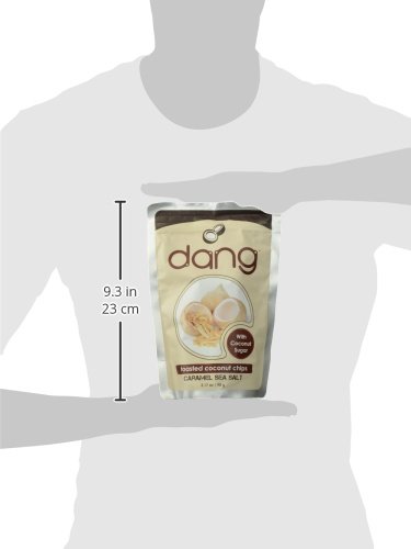 DANG TOASTED COCONUT CHIPS, CARAMEL SEA SALT, 3.17 OUNCE